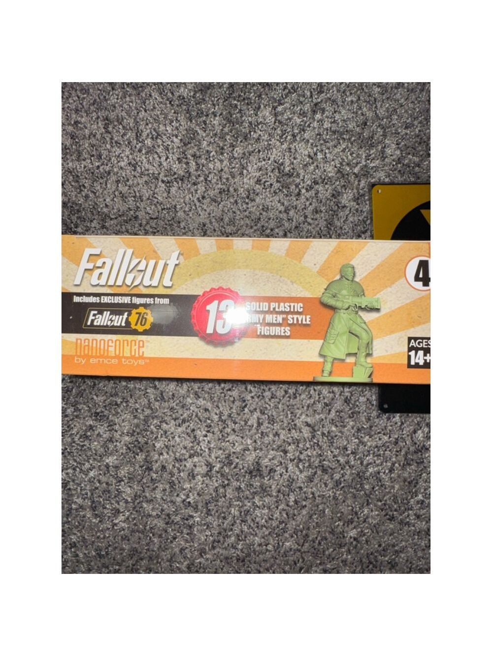 Fallout 76 NanoForce Figure Set + Fallout Shelter Metal Sign Bundle - Picture 7 of 13